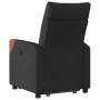Sillón reclinable elevable tela negro de , Sillones - Ref: Foro24-3324008, Precio: 253,54 €, Descuento: %