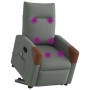 Silla de masaje reclinable de pie de tela gris oscuro de , Sillones - Ref: Foro24-3324015, Precio: 269,58 €, Descuento: %