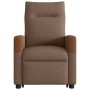 Silla de masaje reclinable de pie de tela marrón de , Sillones - Ref: Foro24-3324017, Precio: 282,18 €, Descuento: %