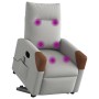 Sillón de masaje eléctrico reclinable elevable tela gris nube de , Sillones - Ref: Foro24-3324029, Precio: 334,13 €, Descuent...