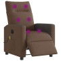 Sillón reclinable de masaje eléctrico tela marrón de , Sillones - Ref: Foro24-3324048, Precio: 256,62 €, Descuento: %