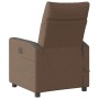 Sillón reclinable de masaje eléctrico tela marrón de , Sillones - Ref: Foro24-3324048, Precio: 256,62 €, Descuento: %