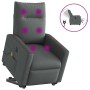 Sillón de masaje eléctrico reclinable elevable tela gris oscuro de , Sillones - Ref: Foro24-3324074, Precio: 341,41 €, Descue...