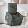 Sillón de masaje eléctrico reclinable elevable tela gris oscuro de , Sillones - Ref: Foro24-3324074, Precio: 341,41 €, Descue...