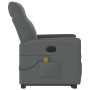 Sillón de masaje eléctrico reclinable elevable tela gris oscuro de , Sillones - Ref: Foro24-3324074, Precio: 341,41 €, Descue...