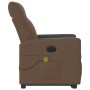 Sillón de masaje eléctrico reclinable elevable tela marrón de , Sillones - Ref: Foro24-3324076, Precio: 340,14 €, Descuento: %