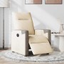 Sillón reclinable eléctrico de tela crema de , Sillones - Ref: Foro24-3324083, Precio: 241,03 €, Descuento: %