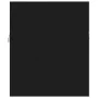 Armario para lavabo madera contrachapada negro 80x38,5x46 cm de vidaXL, Muebles de baño - Ref: Foro24-804657, Precio: 38,12 €...