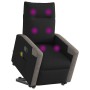 Sillón reclinable de masaje elevable tela negro de , Sillones - Ref: Foro24-3324097, Precio: 269,08 €, Descuento: %