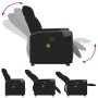 Sillón reclinable de masaje elevable tela negro de , Sillones - Ref: Foro24-3324097, Precio: 269,08 €, Descuento: %