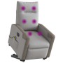Sillón de masaje eléctrico reclinable elevable tela gris nube de , Sillones - Ref: Foro24-3324104, Precio: 332,87 €, Descuent...