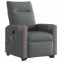 Sillón de masaje eléctrico reclinable elevable tela gris oscuro de , Sillones - Ref: Foro24-3324106, Precio: 333,62 €, Descue...