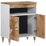 Aparador de madera maciza de mango 60x33,5x75 cm de , Almacenamiento para CD y DVD - Ref: Foro24-4018689, Precio: 71,69 €, De...