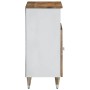 Aparador de madera maciza de mango 60x33,5x75 cm de , Almacenamiento para CD y DVD - Ref: Foro24-4018689, Precio: 71,69 €, De...