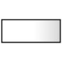 Espejo de baño LED acrílico negro 100x8,5x37 cm de vidaXL, Tocadores de baño - Ref: Foro24-804941, Precio: 58,09 €, Descuento: %