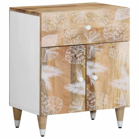 Mesita de noche madera maciza de mango 50x33x60 cm de , Mesitas de noche - Ref: Foro24-4018675, Precio: 71,83 €, Descuento: %