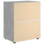 Aparador VISNES gris hormigón 60x40x73 cm madera de ingeniería de , Cajoneras - Ref: Foro24-4108286, Precio: 115,72 €, Descue...