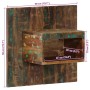Mesilla de noche multicolor 50x27x50 cm madera maciza reciclada de , Mesitas de noche - Ref: Foro24-4017526, Precio: 99,87 €,...