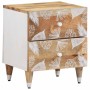 Mesitas de noche 2 uds madera maciza de mango 40x33,5x46 cm de , Mesitas de noche - Ref: Foro24-4018663, Precio: 112,43 €, De...