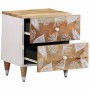 Mesitas de noche 2 uds madera maciza de mango 40x33,5x46 cm de , Mesitas de noche - Ref: Foro24-4018663, Precio: 112,43 €, De...