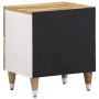 Mesitas de noche 2 uds madera maciza de mango 40x33,5x46 cm de , Mesitas de noche - Ref: Foro24-4018663, Precio: 112,43 €, De...