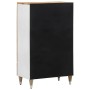 Aparador alto madera maciza de mango 60x33,5x100 cm de , Almacenamiento para CD y DVD - Ref: Foro24-4018694, Precio: 149,83 €...