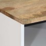 Mueble de TV madera maciza de mango 100x33,5x46 cm de , Almacenamiento para CD y DVD - Ref: Foro24-4018680, Precio: 89,42 €, ...