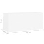Armario para lavabo madera contrachapada blanco 100x38,5x45 cm de vidaXL, Muebles de baño - Ref: Foro24-804764, Precio: 65,12...