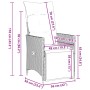 Set comedor para jardín 9 pzas y cojines ratán sintético marrón de , Conjuntos de jardín - Ref: Foro24-3276778, Precio: 1,00 ...