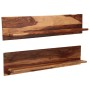 Estantes de pared 2 uds madera maciza de acacia 118x26x20 cm en Estanterías | Comprar online en Foru.es