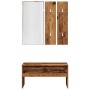 Juego de muebles de recibidor madera ingeniería madera antigua de , Bancos para recibidores y almacenamiento - Ref: Foro24-85...