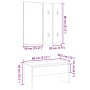 Juego de muebles de recibidor madera ingeniería madera antigua de , Bancos para recibidores y almacenamiento - Ref: Foro24-85...