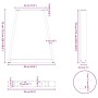 Patas para mesa de comedor en forma de V 2 uds acero natural de , Patas para mesas - Ref: Foro24-4012567, Precio: 88,22 €, De...