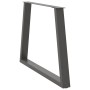Patas para mesa comedor forma V 2uds antracita 90x(72-73,3) cm de , Patas para mesas - Ref: Foro24-4012578, Precio: 116,46 €,...
