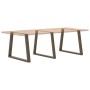 Patas para mesa de comedor en forma de V 3 uds acero natural de , Patas para mesas - Ref: Foro24-4012599, Precio: 160,77 €, D...