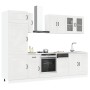Mueble cocina Kalmar blanco de alto brillo 8 pzas de , Armarios de cocina - Ref: Foro24-3314793, Precio: 696,40 €, Descuento: %