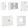 Mueble cocina Kalmar blanco de alto brillo 8 pzas de , Armarios de cocina - Ref: Foro24-3314793, Precio: 696,40 €, Descuento: %