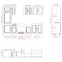 Mueble cocina Kalmar blanco de alto brillo 8 pzas de , Armarios de cocina - Ref: Foro24-3314793, Precio: 696,40 €, Descuento: %