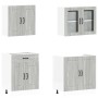 Mueble cocina Kalmar sonoma gris 4 pzas madera contrachapada de , Armarios de cocina - Ref: Foro24-3314857, Precio: 310,73 €,...