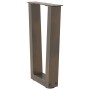 Patas mesa de comedor en forma de V 2 uds acero natural Acero de , Patas para mesas - Ref: Foro24-4012623, Precio: 54,79 €, D...