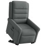 Sillón reclinable elevable de tela gris oscuro de , Sillones - Ref: Foro24-3303315, Precio: 287,74 €, Descuento: %