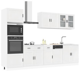 Mueble cocina Kalmar blanco de alto brillo 7 pzas de , Armarios de cocina - Ref: Foro24-3314753, Precio: 695,46 €, Descuento: %