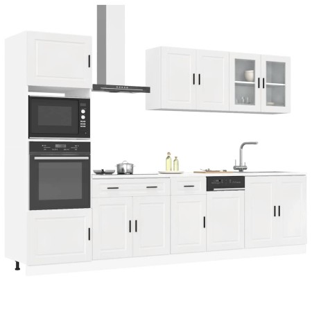 Mueble cocina Kalmar blanco de alto brillo 7 pzas de , Armarios de cocina - Ref: Foro24-3314753, Precio: 695,46 €, Descuento: %