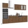 Mueble cocina Kalmar roble marrón 7 pzas madera contrachapada de , Armarios de cocina - Ref: Foro24-3314758, Precio: 610,67 €...
