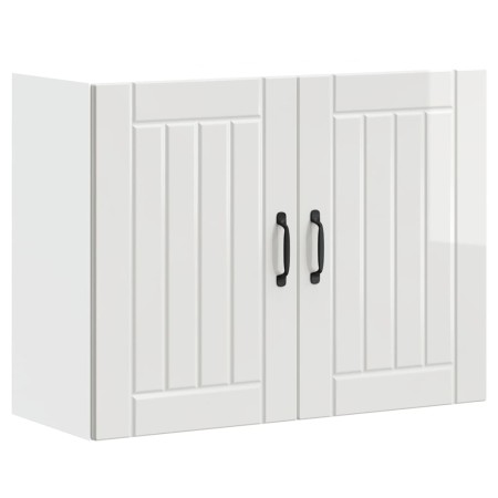 Armario de pared de cocina Lucca blanca de alto brillo de , Armarios de cocina - Ref: Foro24-853829, Precio: 87,48 €, Descuen...