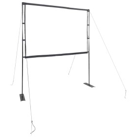 Pantalla de proyección con soportes 100 pulgadas 4:3 de , Pantallas para proyección - Ref: Foro24-4101044, Precio: 39,20 €, D...