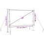 Pantalla de proyección con soportes 120 pulgadas 16:9 de , Pantallas para proyección - Ref: Foro24-4101052, Precio: 46,49 €, ...