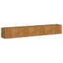 Jardinera oxidada 280x40x40 cm acero corten de , Maceteros y jardineras - Ref: Foro24-860695, Precio: 149,73 €, Descuento: %