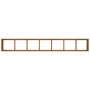 Jardinera oxidada 280x40x40 cm acero corten de , Maceteros y jardineras - Ref: Foro24-860695, Precio: 149,73 €, Descuento: %