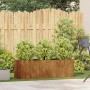 Jardinera oxidada 120x40x40 cm acero corten de , Maceteros y jardineras - Ref: Foro24-860681, Precio: 117,81 €, Descuento: %